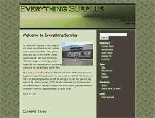 Tablet Screenshot of everythingsurpluswooster.com